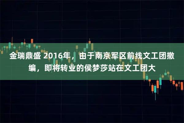 金瑞鼎盛 2016年，由于南京军区前线文工团撤编，即将转业的侯梦莎站在文工团大