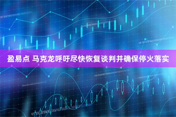 盈易点 马克龙呼吁尽快恢复谈判并确保停火落实